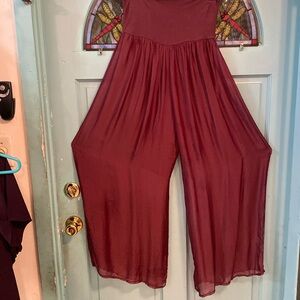A  piece of clothing can be a pair of flowy silk pants lined or a pant dress